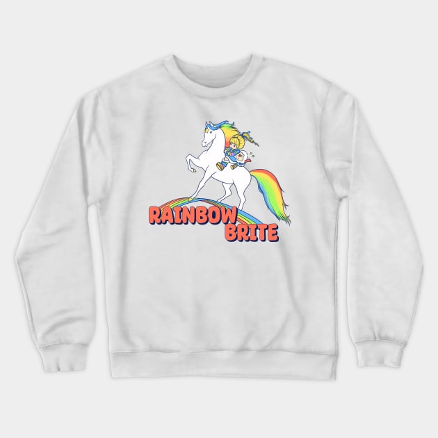 Rainbow Brite Crewneck Sweatshirt by asterami